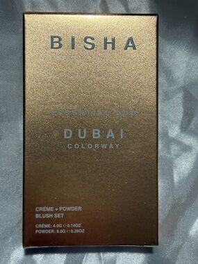 ISH (BISHA) Dubai Colorway Gold Cream + Powder Blush Set